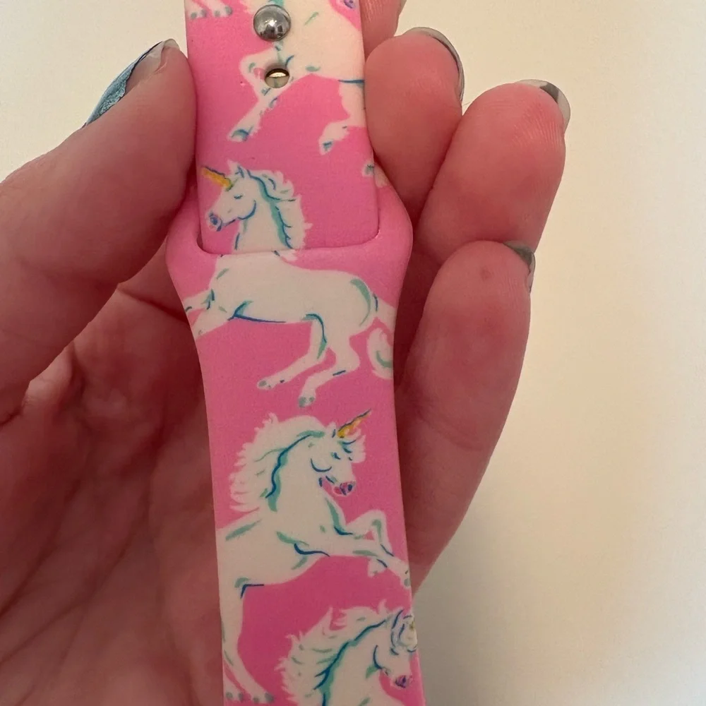 Pink Unicorn Watch Band